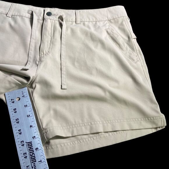 Magellan Womens Quick Dry Fish Gear Khaki Drawstring Pockets Shorts Size 1X - Picture 9 of 9